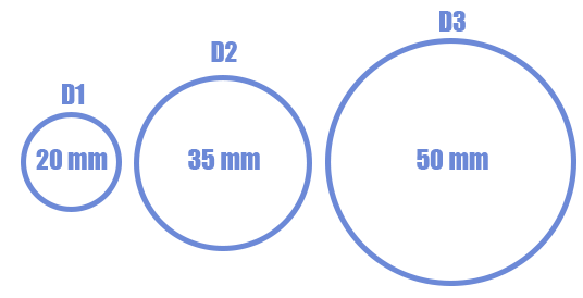 Nos tarifs pour un débosselage sans peinture à Rouen dépendent de la taille des impacts : D1 (20mm), D2 (35mm), D3 (50mm)